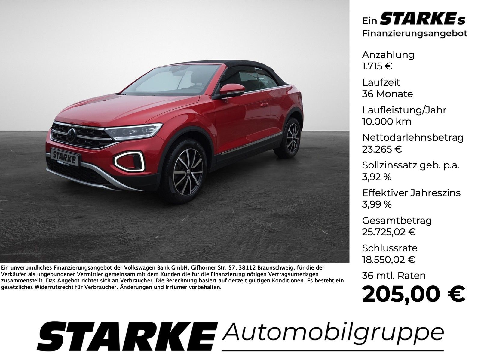 Volkswagen T-Roc Cabriolet 1.5 TSI Style LED-Matrix Standhz