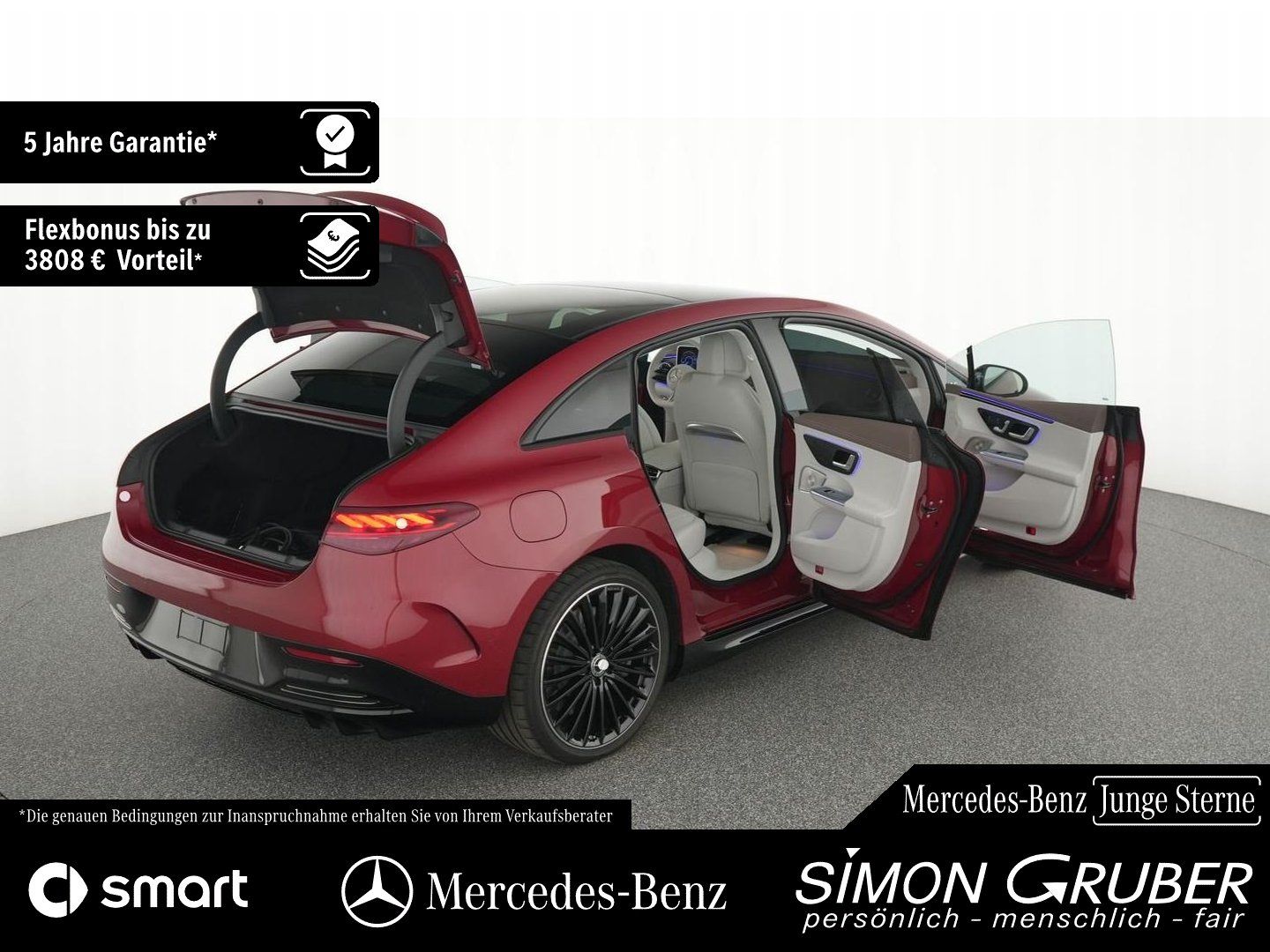 Fahrzeugabbildung Mercedes-Benz EQE 350+ AMG Pano HUD Burm Sitzklima Massage