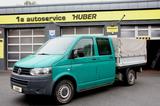 Volkswagen T5 Transporter 4M Pritsche Doppelkabine AHK Klim - Volkswagen T5: Pritsche