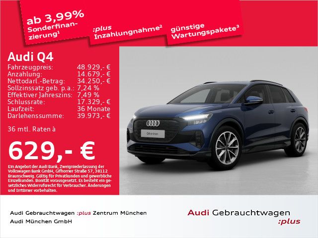 Audi Q4 45 e-tron qu. ACC/Pano/AHK/Kamera