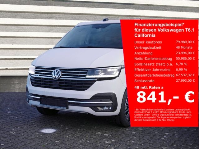 Volkswagen T6.1 California Ocean 2.0 TDI DSG 4MOTION