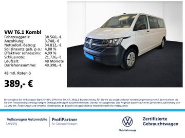 Volkswagen Leasing Angebot: Volkswagen T6.1 Kombi LR *AHK*Navi*Tempomat*APP