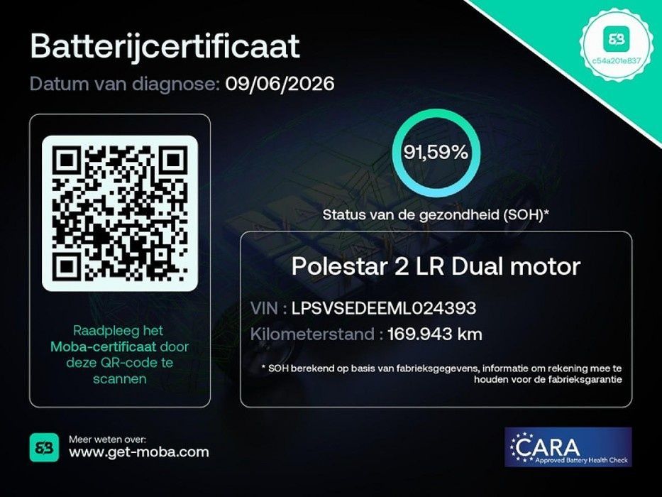 Polestar 2 Long Range Dual motor 78kWh Launch Edition -SO imagem 3