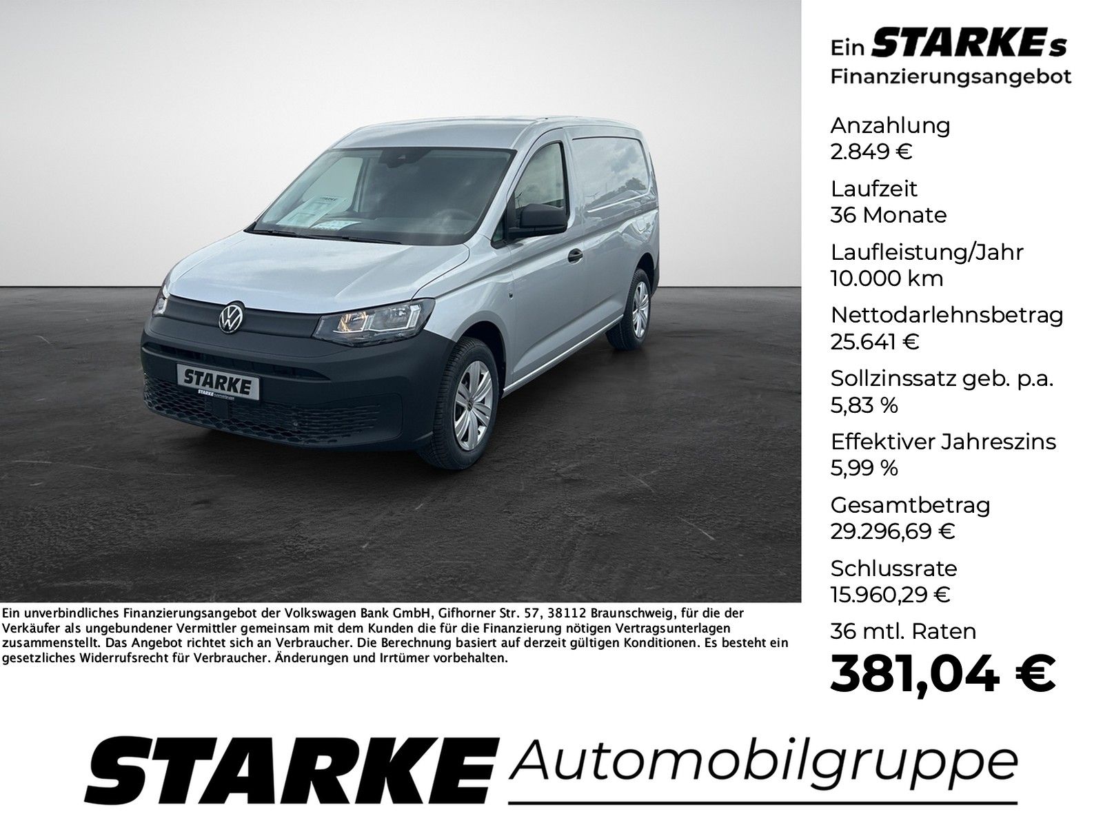 Volkswagen Caddy Maxi Cargo 2.0 TDI Kasten lang  PDC Tempo 