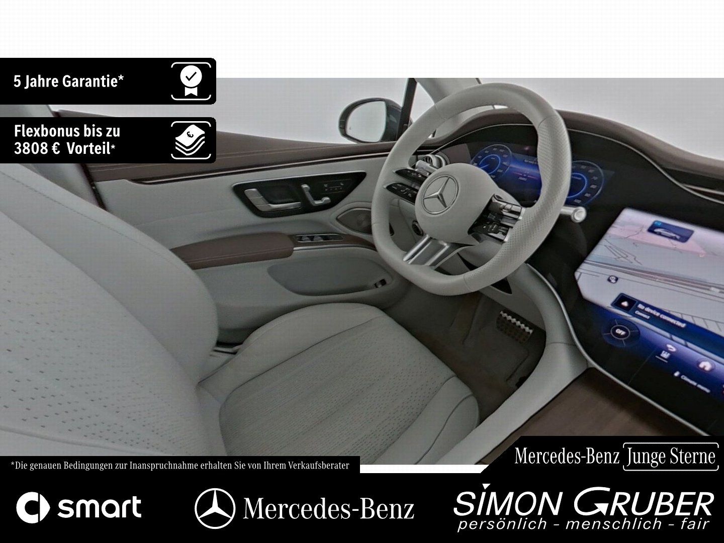 Fahrzeugabbildung Mercedes-Benz EQS 450+ AMG Pano Hyperscreen Burm Mod 25 118kw