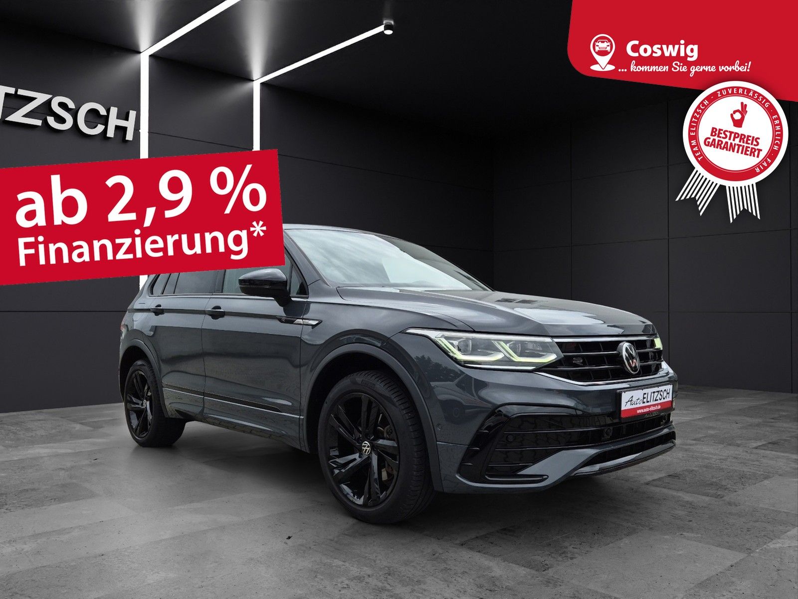 Fahrzeugabbildung Volkswagen Tiguan TSI R-Line 4M DSG MatrixLED Standheizg AH