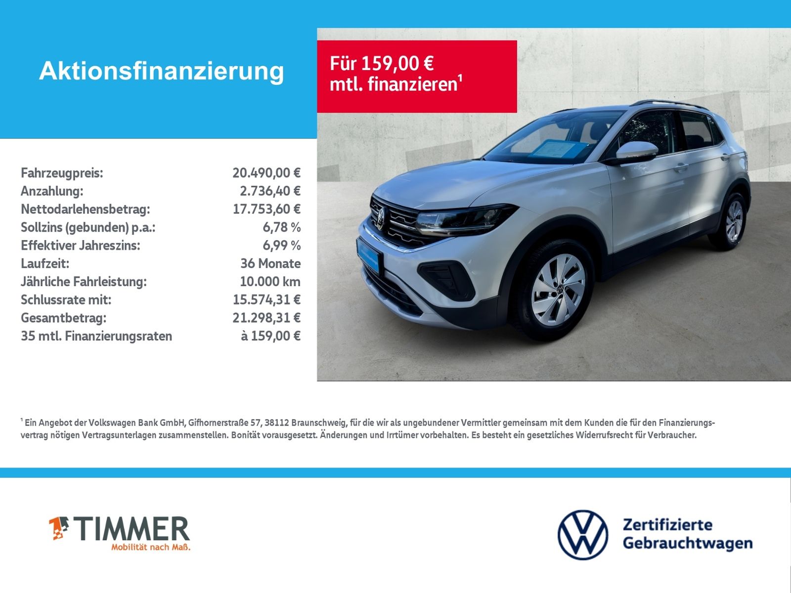Volkswagen T-Cross 1.0 TSI LIFE LED ACC RKAM VIRTUAL N foto 2