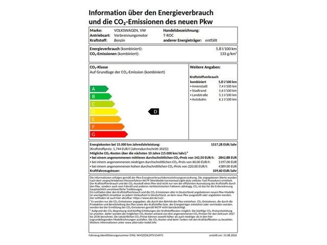 Volkswagen T-Roc l OPF (150 1.5 eTSI 110 kW R-Line imagem 2