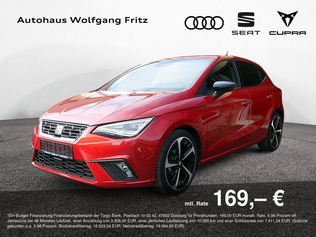SEAT Ibiza 1.0 TSI FR LED+NAVI+SHZG+PDC+KLIMA+FSE+BT+