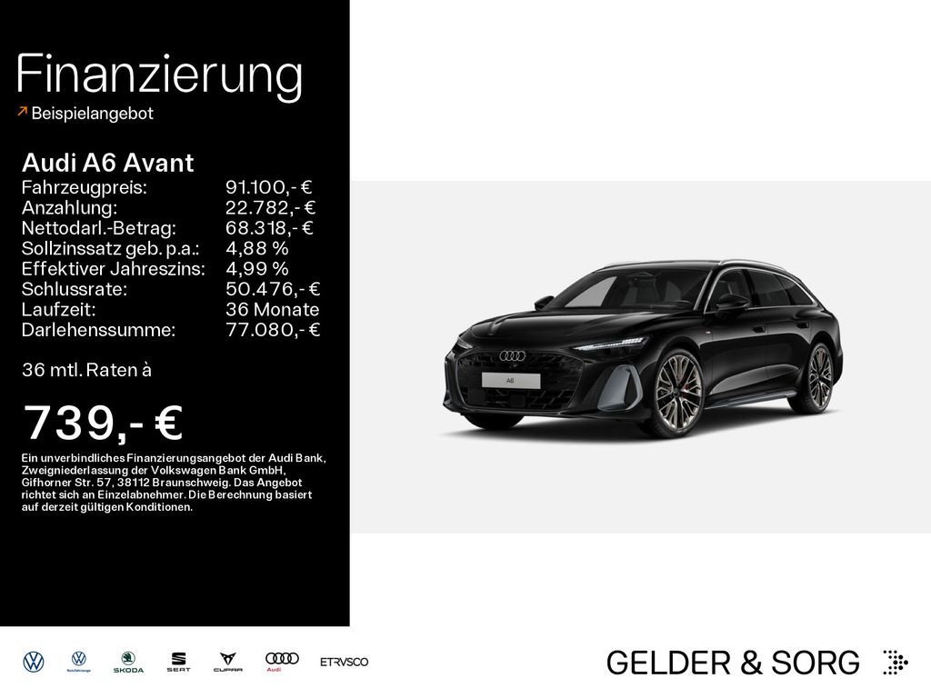 Audi A6 Avant TFSI TECH-PRO-S-LINE-LFW-MMI-PRO-PANO