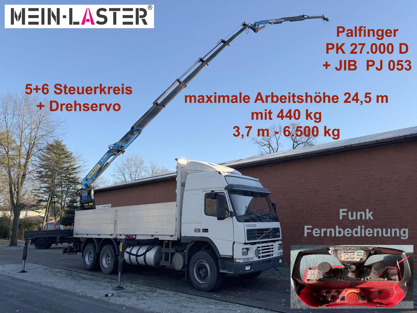 Volvo FM12 380 PK 27000D 24,5m 5+6 Deutscher LKW