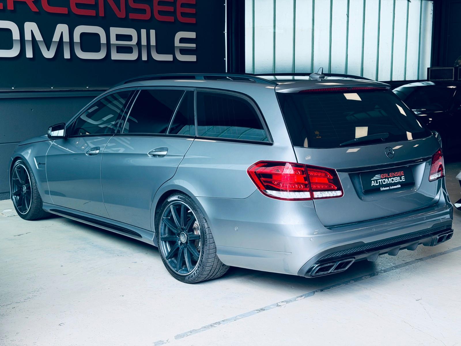MERCEDES-BENZ E 63 T AMG V8 5.5 557ch 4MATIC BVA Toit pano Caméra 360 TV Sièges chauffants cuir Historique présent