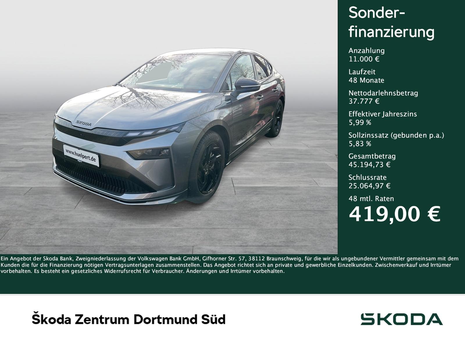 Skoda Enyaq Coupe 85 SPORTLINE AHK PANO MATRIXLED LM20