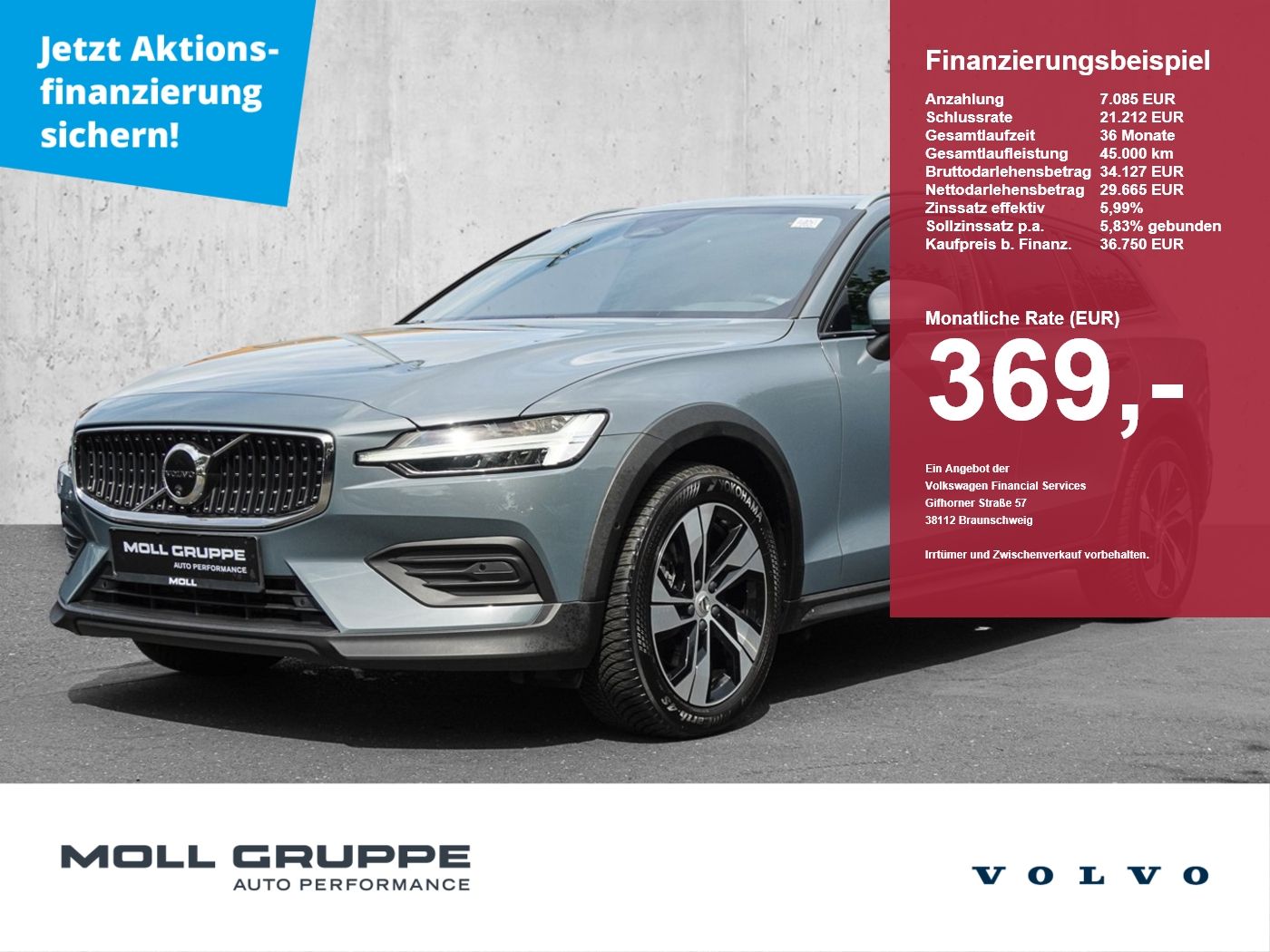 Volvo V60 Cross Country B4 D AWD Plus Bright PANO AHK