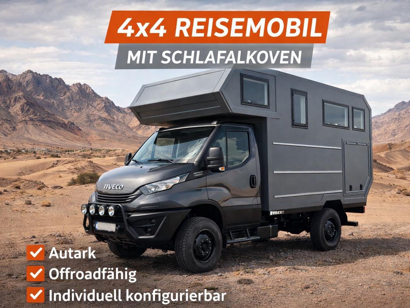 Iveco Daily 4x4 mit Exped.43.X Weltreisekabine