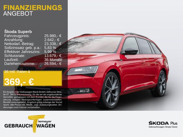 Skoda Superb Combi 2.0 TDI DSG 4x4 SPORTLINE AHK NAVI