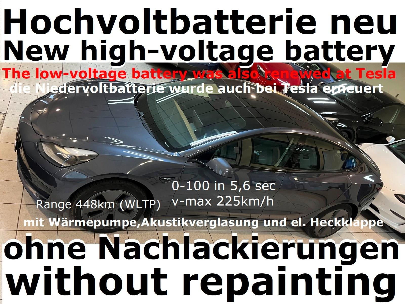 Tesla Model 3 neue HV+NV BATTERIE+ kaufe auch Tesla an
