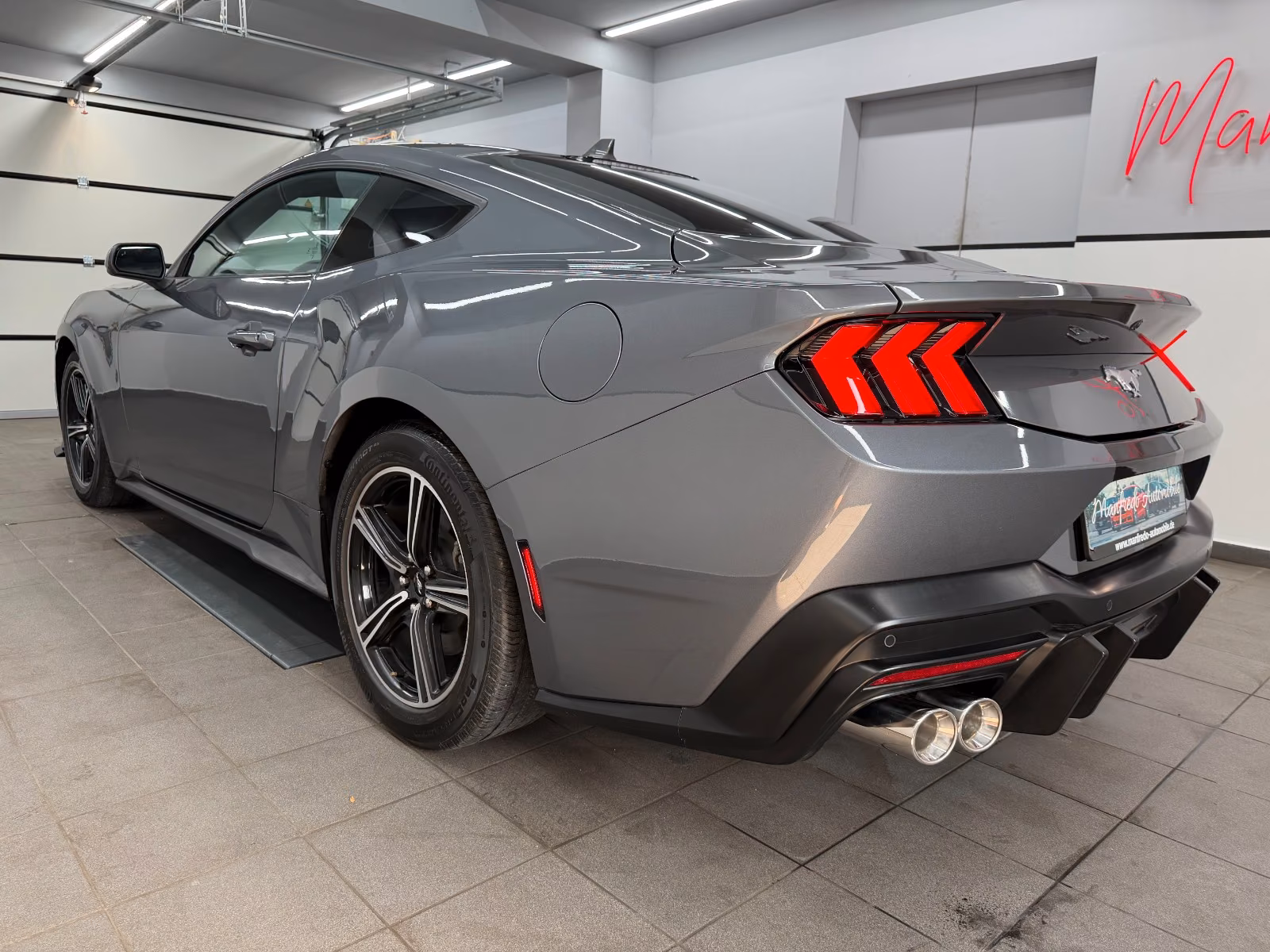 Ford Mustang Eco 2.3 Carbonized Grey/Duplex AGA/Perfo, миниатюра 7