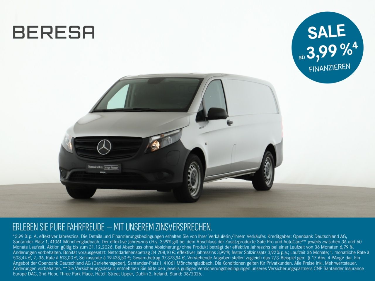 Mercedes-Benz eVito 112 Kasten Lang Navi Sitzhz