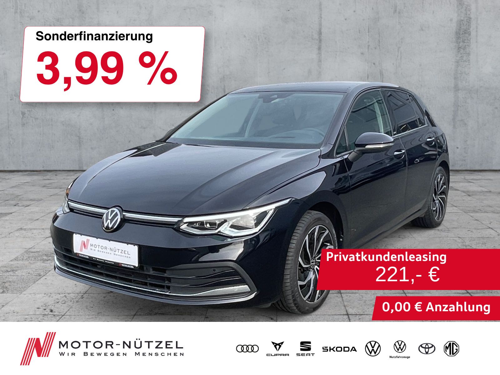 Volkswagen Golf VIII 1.5 eTSI DSG MOVE LED+NAVI+ACC+SHZ+AHK