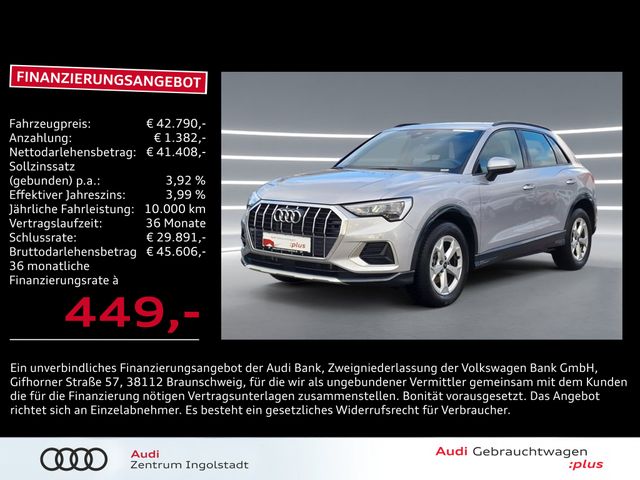 Audi Q3 35 TDI qu NAVI Kamera virtual 18" advanced