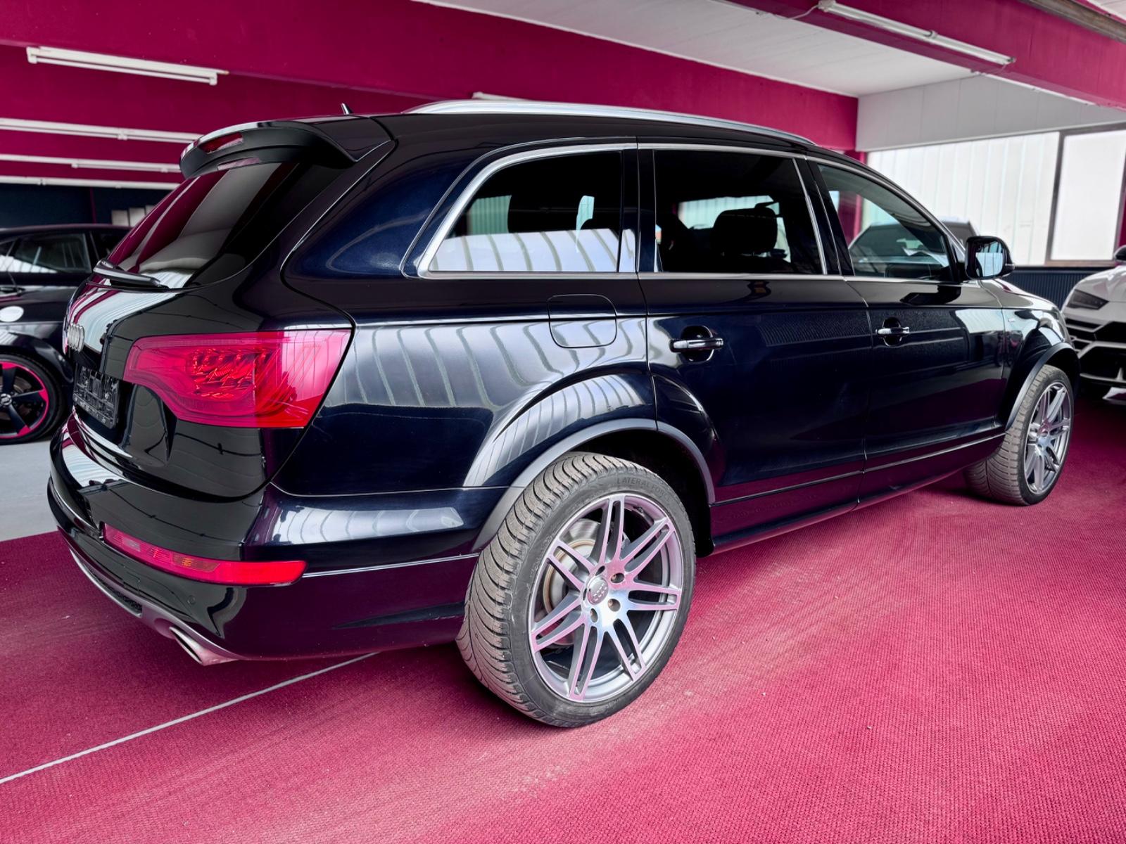 AUDI Q7 4.2 TDI QUATTRO 340ch - S LINE - SUSPENSION PNEUMATIQUE - ATTELAGE - JANTES 21" - CLIMATISATION