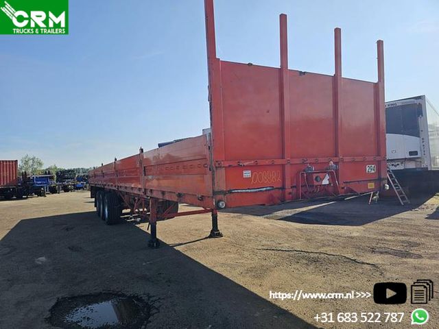 Lag 0-3-39 | 3 AXLE FATBED TRAILER| ALU SIDES.| ROR