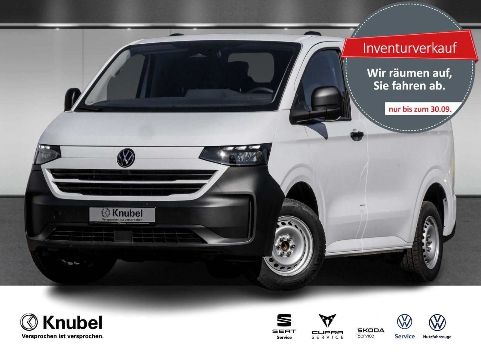 Volkswagen T7 Transporter e-Kasten LED Light/LaneAss. Ganzj