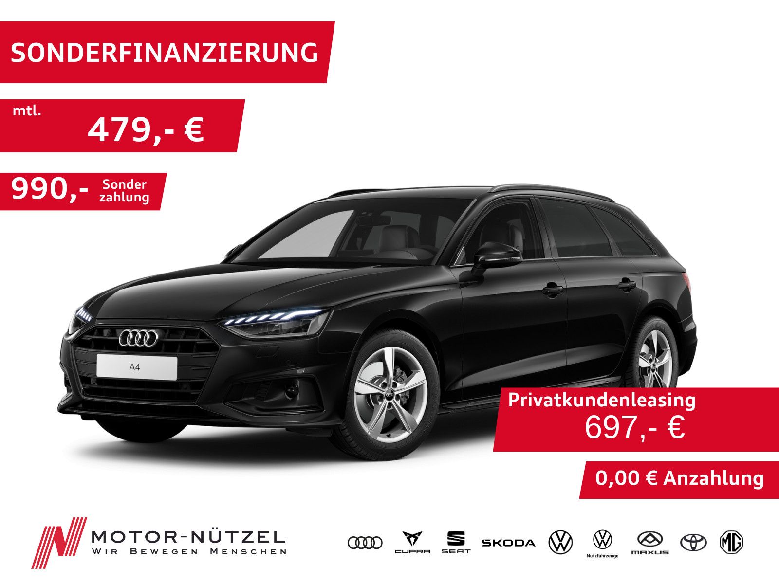 Audi A4 Avant 35 TFSI S-TR S-LINE LED+NAV+ACC+SHZ+PDC