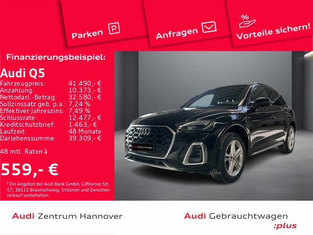 Audi Q5 S line 40 TDI quattro AHK virtual Kamera LED