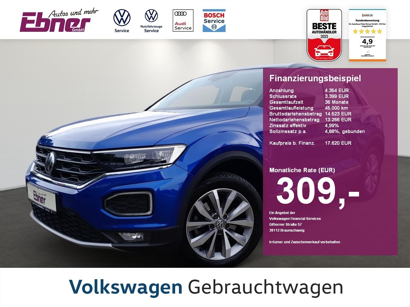 Volkswagen T-Roc STYLE 2.0TDI 4MOTION DSG AHK+KAMERA+LED+NA