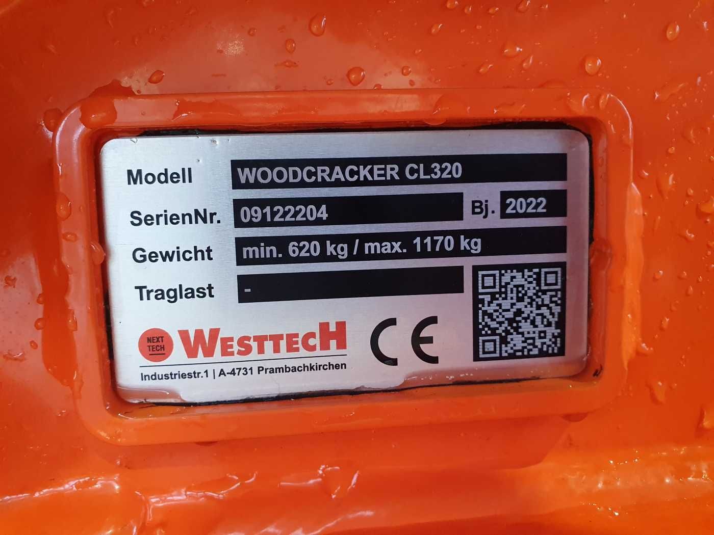 Fahrzeugabbildung Andere Westtech Woodcracker CL320 Fällgreifer 2022 DEMO