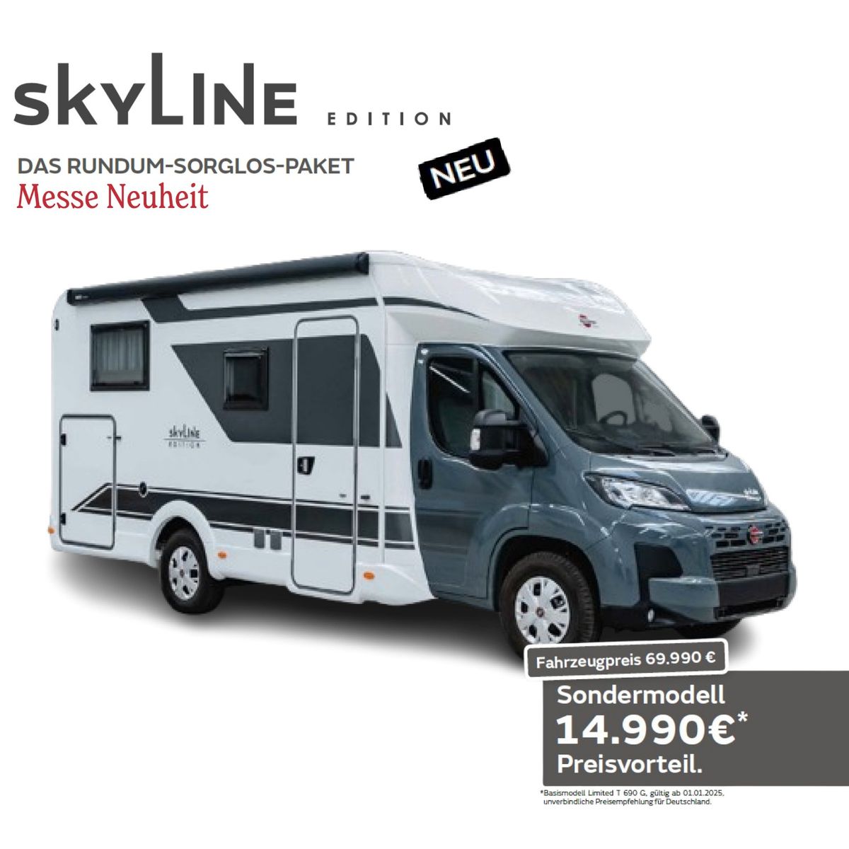 Fahrzeugabbildung Bürstner MESSENEUHEIT Lyseo Time SkyLine Edition T 690 G