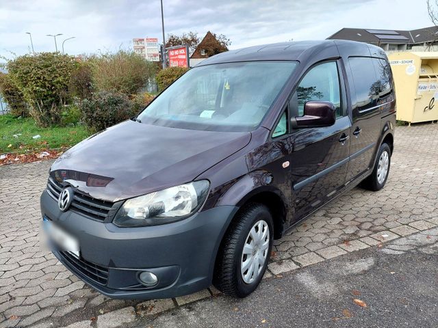 Volkswagen VW Caddy 2011 7-Sitzer blackberry metallic...