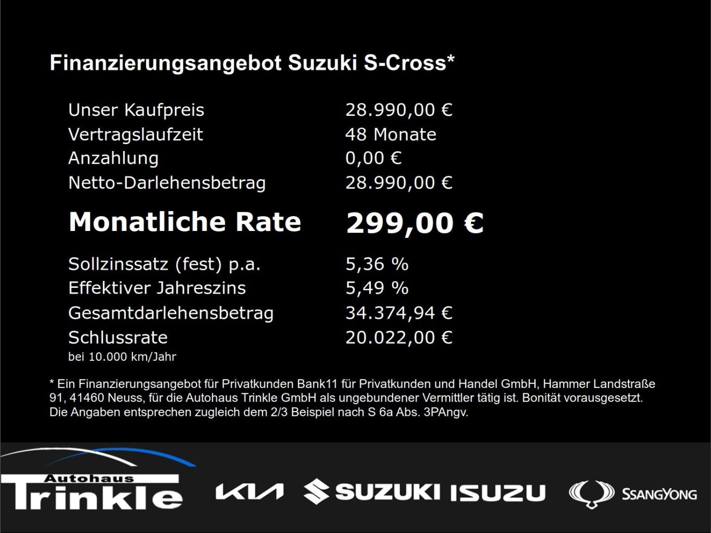 Suzuki S-Cross Comfort+ ALLGRIP 1.5 AGS Dualjet Hybrid 