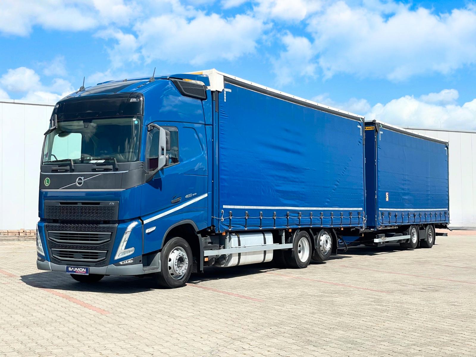 Volvo FH 460  JUMBO 120M3  2x775 38 palett SALON PL
