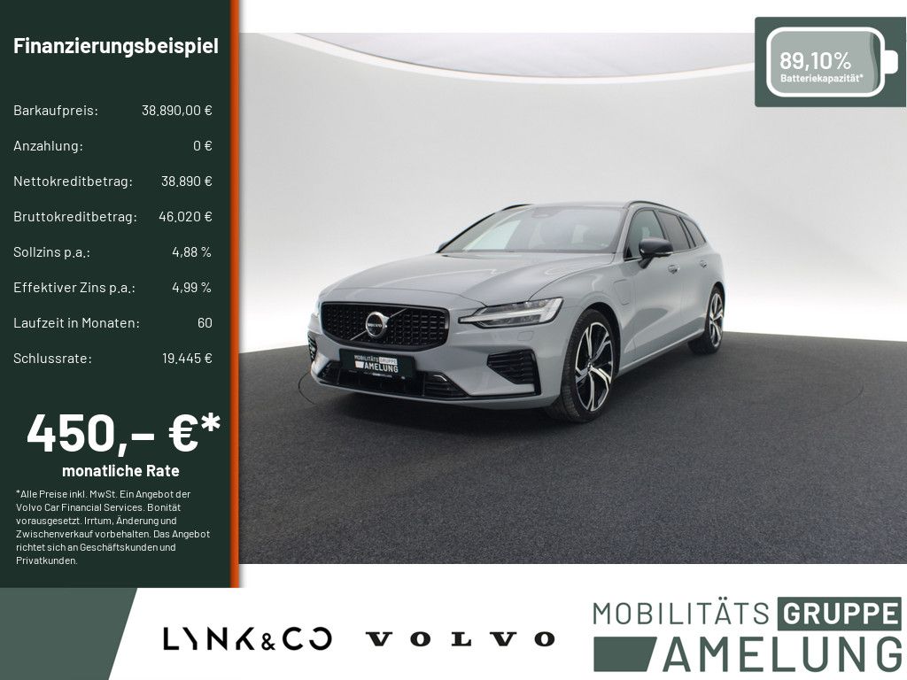 Volvo V60 T8 AWD Plus Dark 1.Hand H/K AHK STANDHZ LED