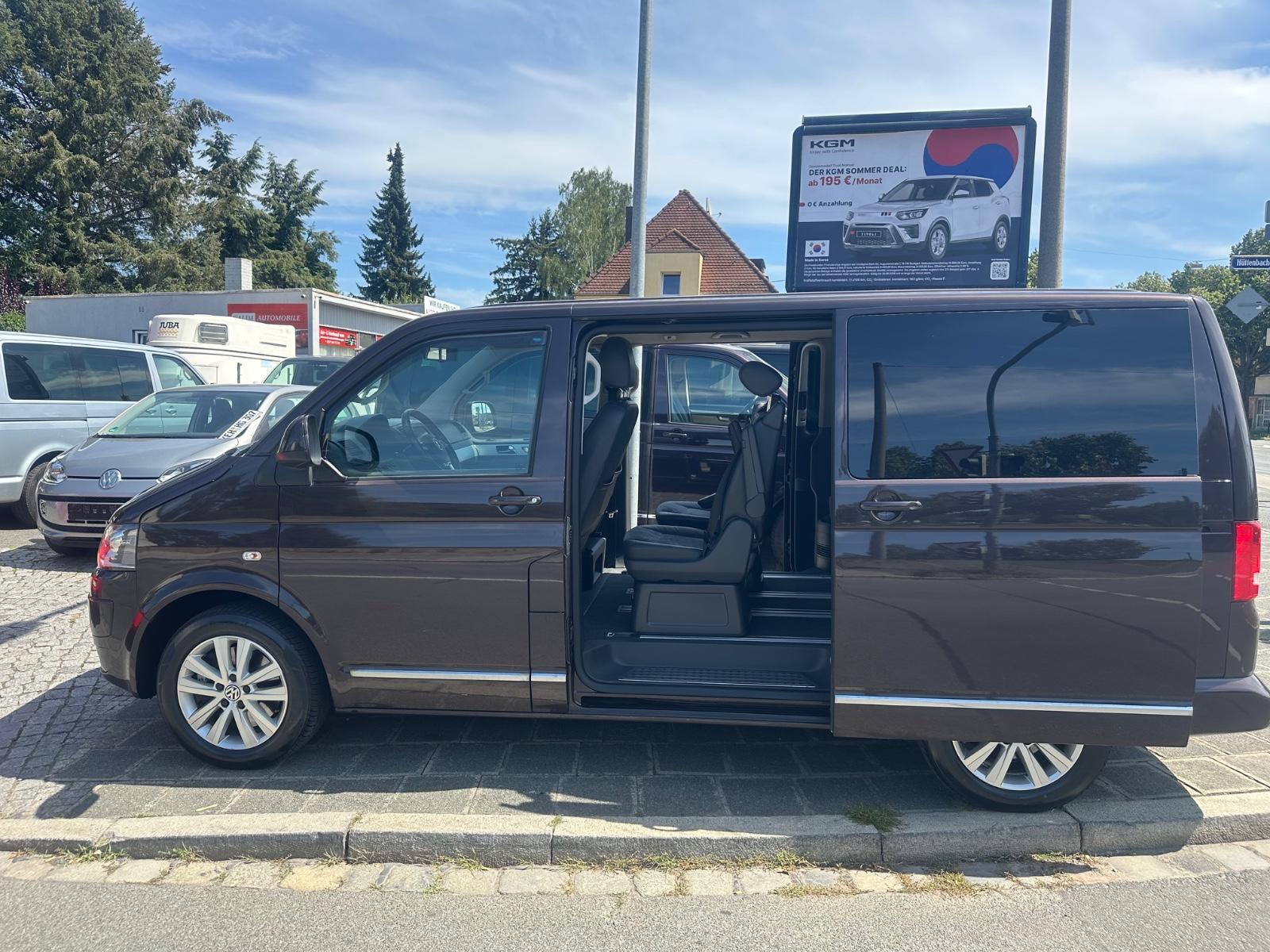 VOLKSWAGEN T5 MULTIVAN 2.0 TDI 179ch HIGHLINE BVA Portes coulissantes 2 côtés Sièges chauffants Caméra de recul