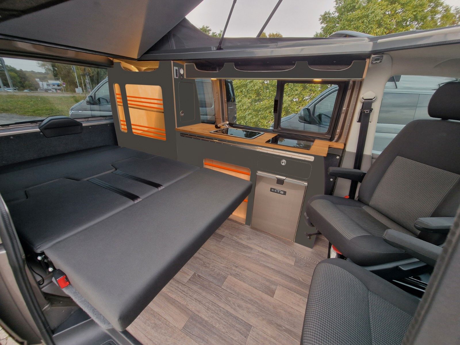 Volkswagen T6.1 wie California AUFSTELLDACH KÜCHE ALLTAG foto 7