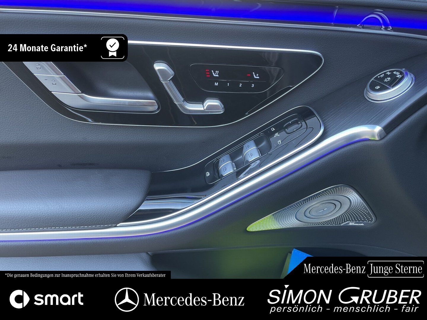 Fahrzeugabbildung Mercedes-Benz S 350 d 4M 20"AMG Burm Pano Aktiv Ambi Guard 360