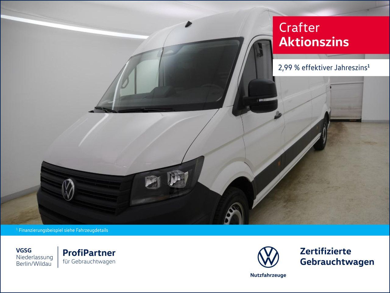Volkswagen Crafter Kasten Lang Neues Modell Vorb AHK Klima