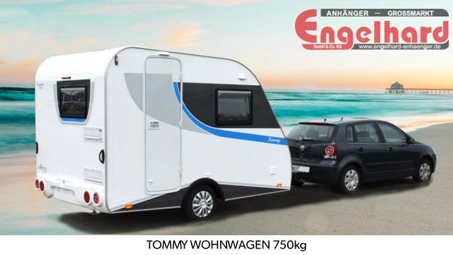 Otros TOMMY Wohnwagen /leicht &wendig/750kg/ Dusche WC