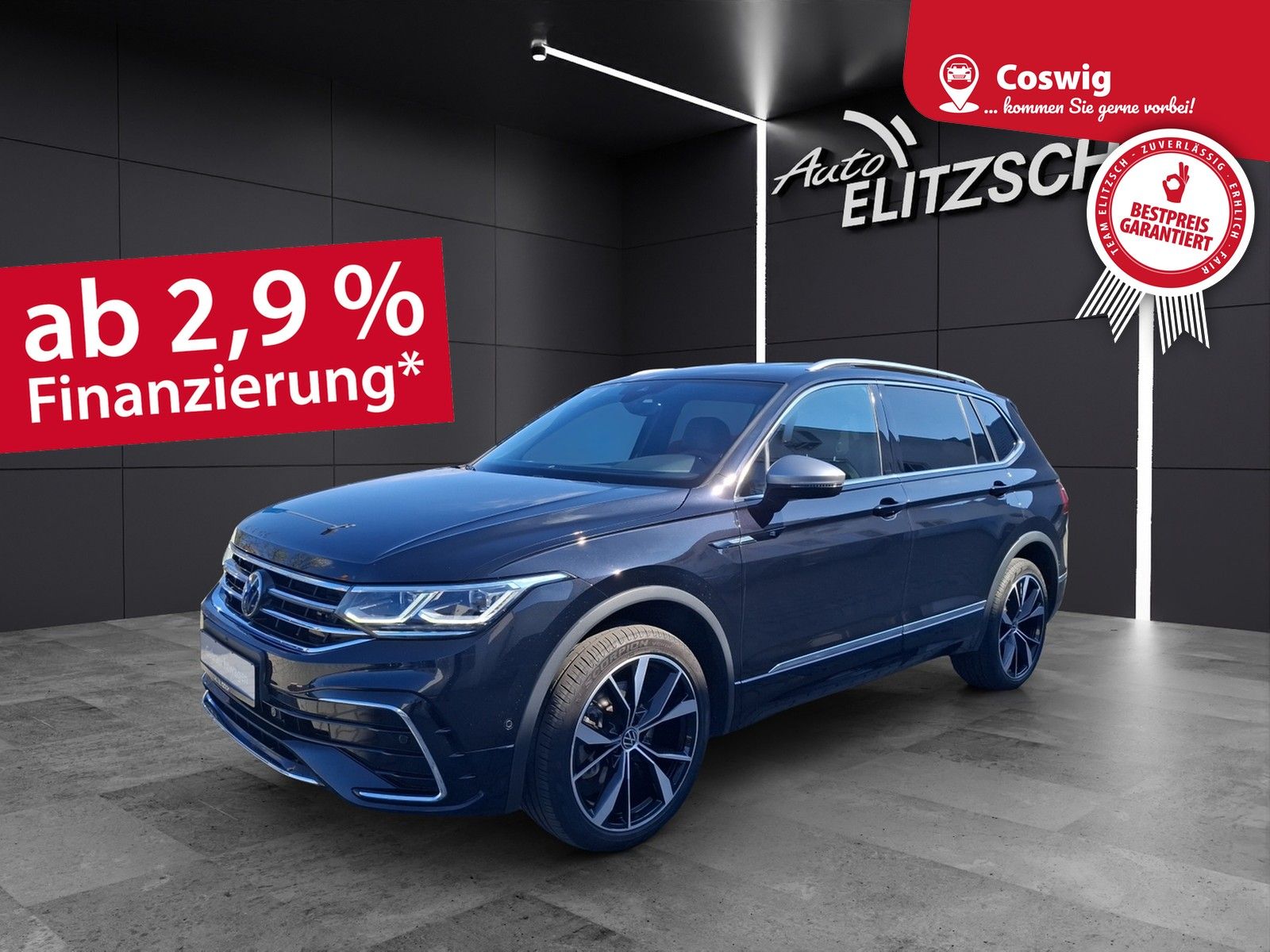 Fahrzeugabbildung Volkswagen Tiguan Allspace TDI R-Line DSG 4M Matrix AHK Nav