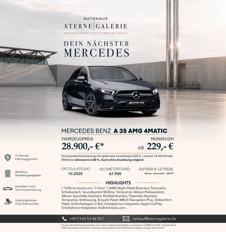 Image of Mercedes-Benz A 35 AMG