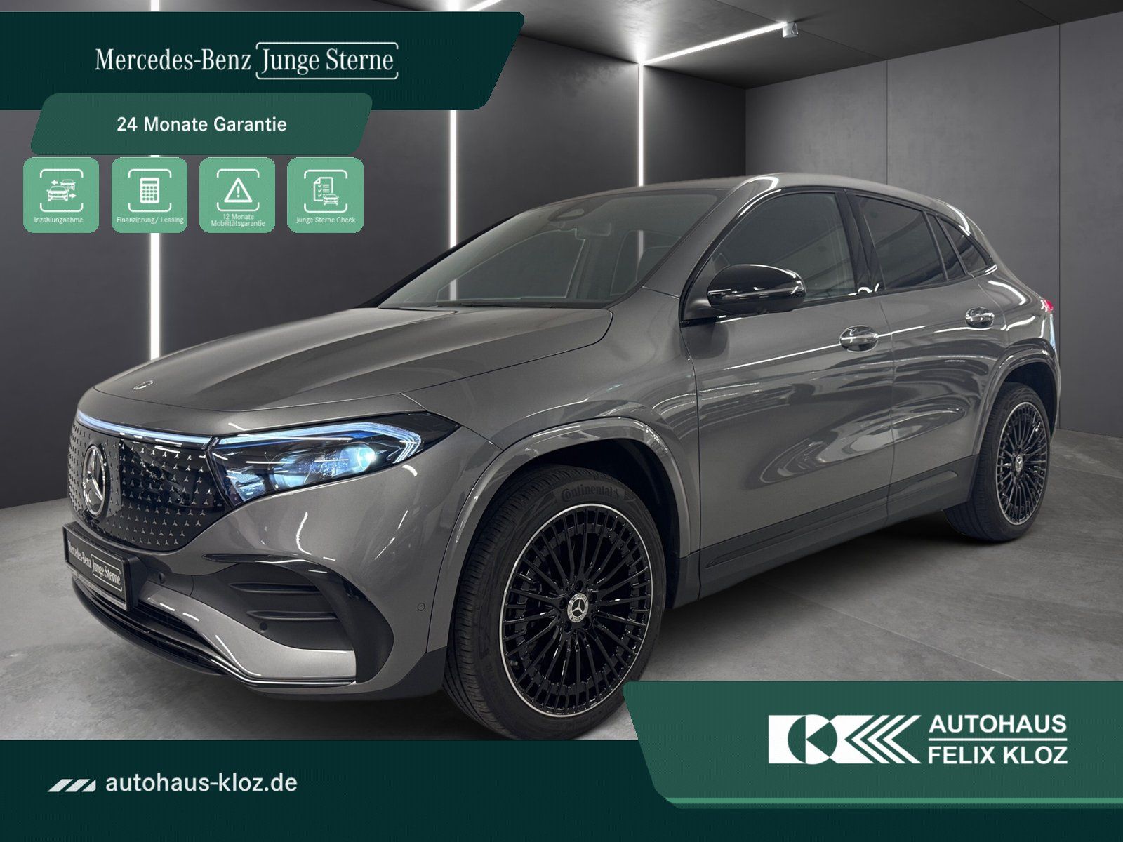 Fahrzeugabbildung Mercedes-Benz EQA 250+ AMG*Distro*HUD*360°*20"*Burmester*Totw*