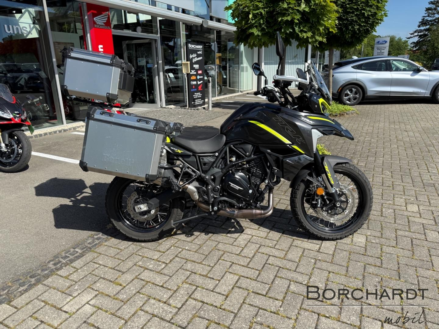 Benelli TRK 502 702*Koffer*Topcase*Checkheft*Schwarz*