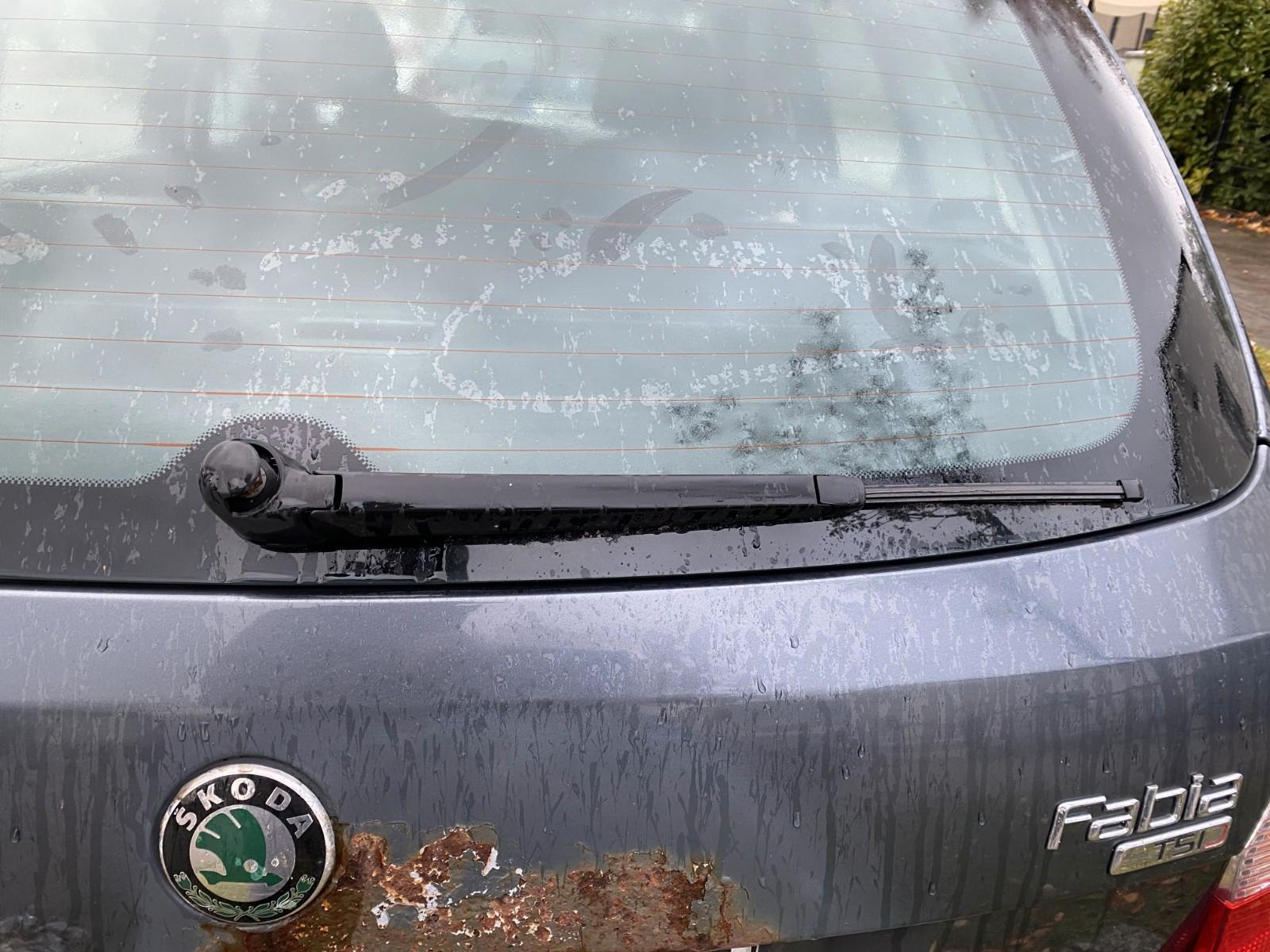 Skoda Fabia 2010 — rear view