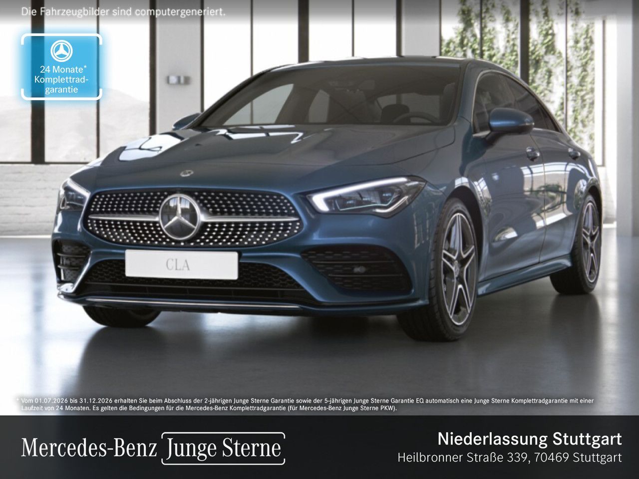 Mercedes-Benz CLA 200 Cp AMG Dist Mbeam 360° SpiegelP Ambi