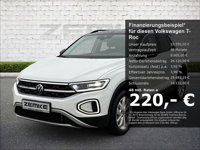 Volkswagen T-Roc 1.5 TSI DSG Style3,99%  AHK-abnehmbar Navi