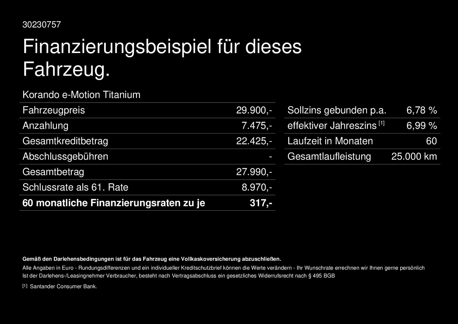 Fahrzeugabbildung Ssangyong Korando e-Motion Titanium*Navi*LED*Kamera*Totwin